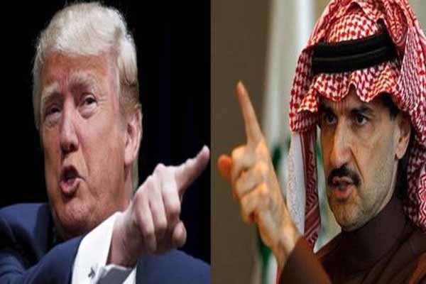 وحشت ولید بن طلال از پیروزی ترامپ