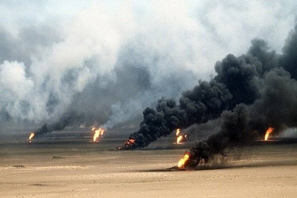 داعش چاه‌های نفت اطراف تلعفر را به آتش کشید
