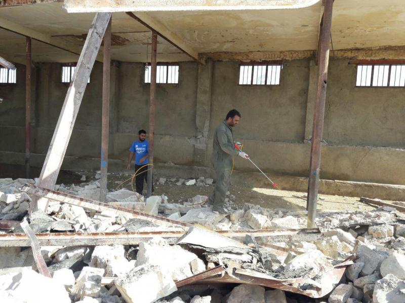 اکیپ های  دامپزشکی شهرستان صحنه در مناطق زلزله زده حضور دارند