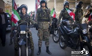 رژه موتورسواران و دوچرخه سواران در کرمانشاه برگزار شد/ غبار روبی و عطرافشانی مزار شهدا 