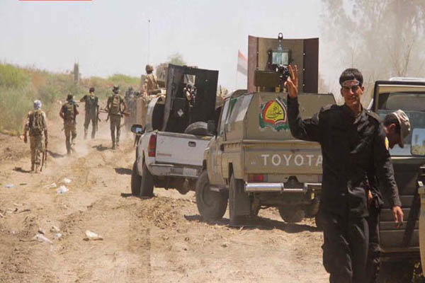 نیروهای «حشد شعبی» ۸ عنصر داعش را در غرب کرکوک به هلاکت رساندند