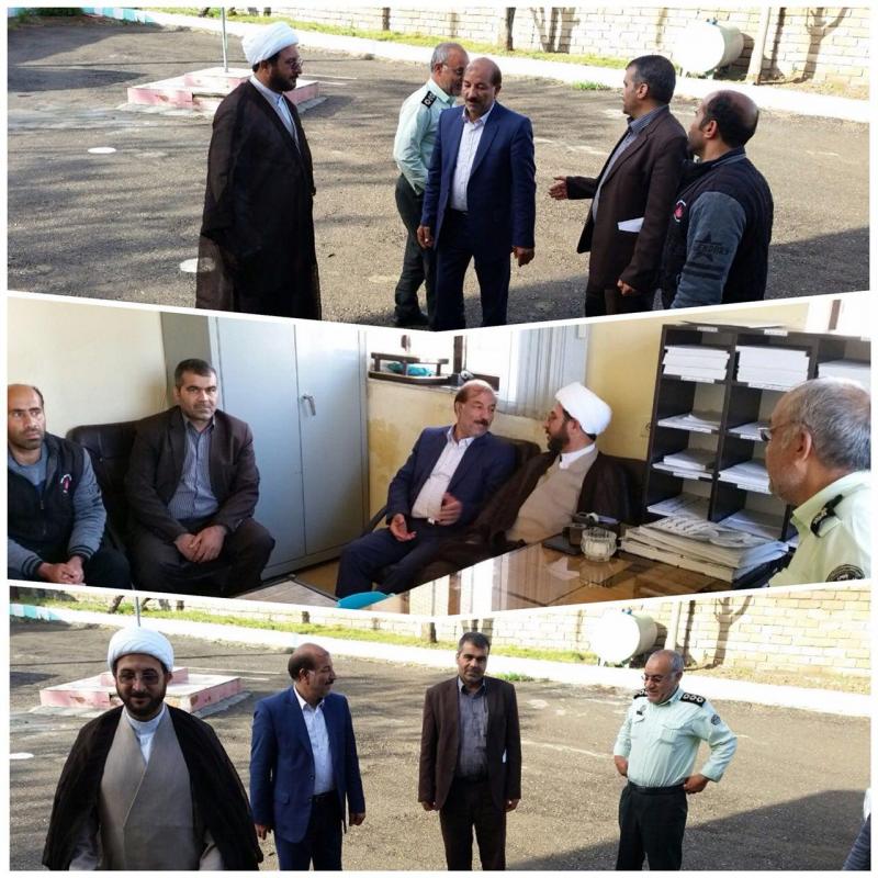 امام جمعه و فرماندار شهرستان صحنه از پاسگاه انتظامی حر بازدید کردند