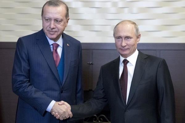 رایزنی پوتین و اردوغان در مورد برداشتن گام های مشترک در سوریه 