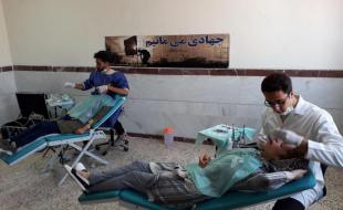 ارائه خدمات رایگان دندانپزشکی در شهرستان زلزله زده سرپل ذهاب 