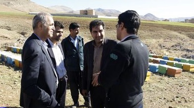  مدیر بانک قرض الحسنه مهر ایران از طرح های اشتغالزایی مددجویان کمیته امداد شهرستان صحنه بازدید کرد