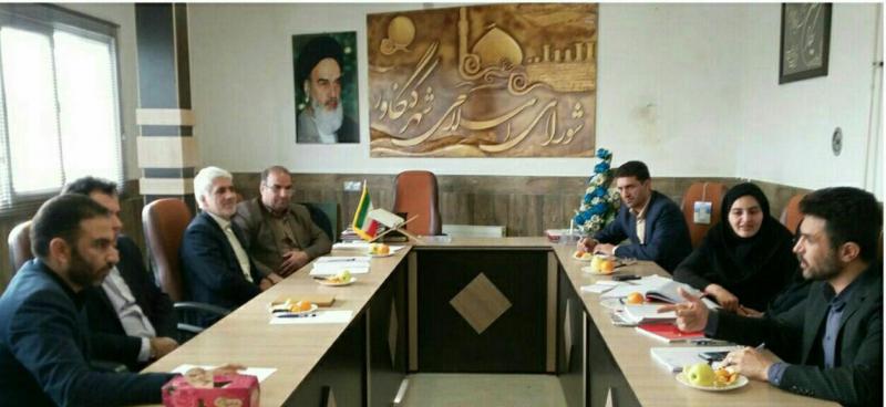  جلسه تعامل شوراهای اسلامی شهرهای کنگاور وصحنه برگزار شد