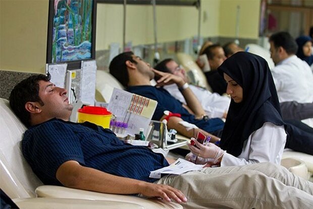 ۵۲ هزار نفر در کرمانشاه خون اهدا کردند/ مردان در صدر آمارها