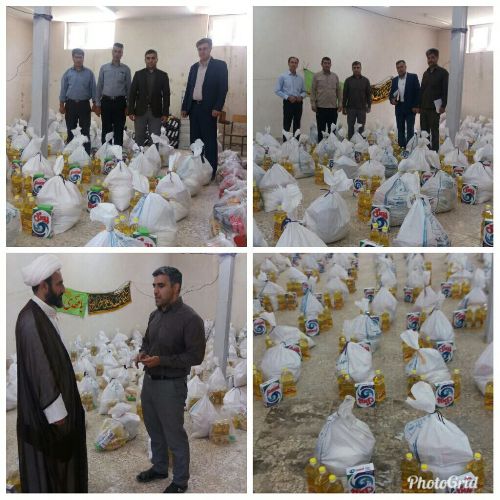 توزیع «بسته‌های غذایی» 300 هزار تومانی ویژه رمضان در بین مددجویان بخش حمیل 