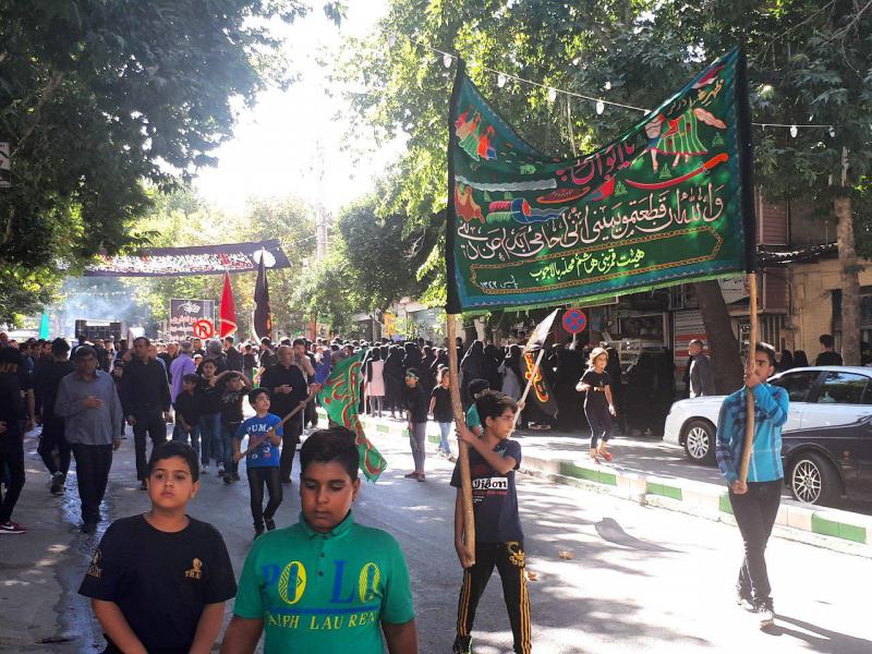 مراسم تاسوعای حسینی در صحنه برگزار شد + تصویر