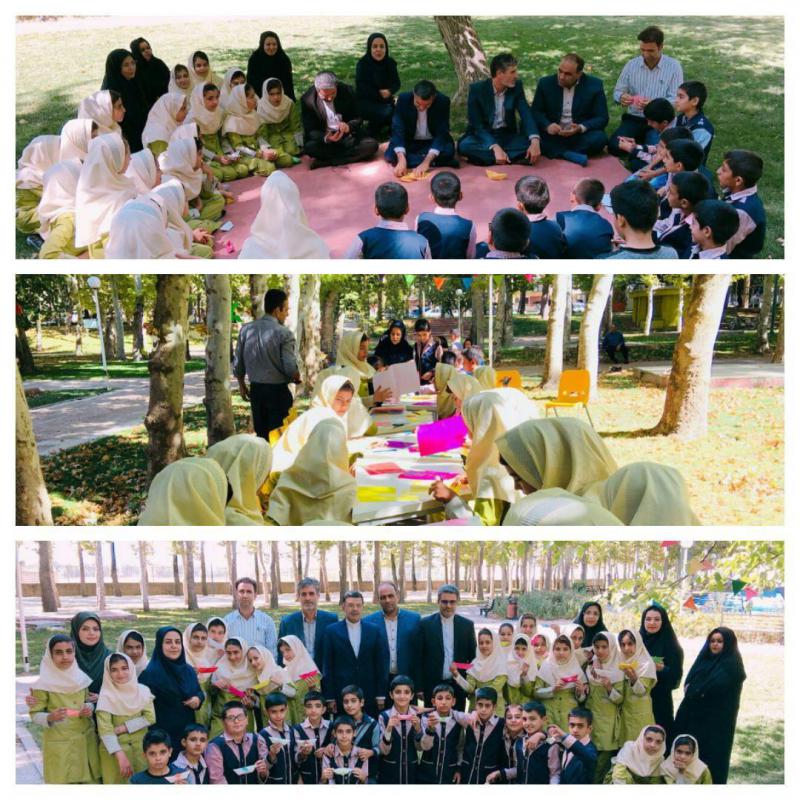 مراسم هفته ی ملی کودک در پارک معلم صحنه برگزار شد