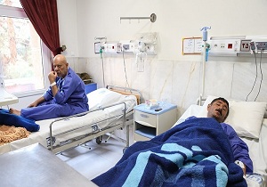 بخش مردان بیمارستان معاون جهت بستری بیماران کرونایی در صحنه
