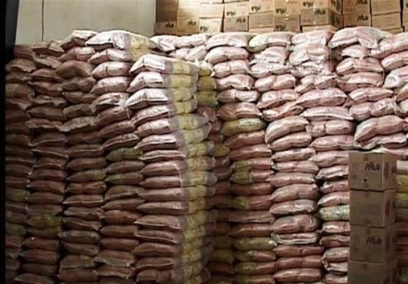 17 تن برنج احتکار شده در یکی از انبار های شهرستان صحنه کشف شد
