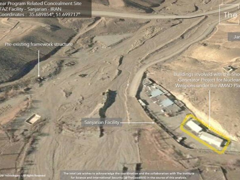 گاف عجیب ماهواره‌های جاسوسی اسرائیل در مورد سایت هسته‌ای سنجریان +عکس