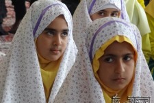 جشن تکلیف دختران دانش آموز صحنه ای برگزار شد + تصویر