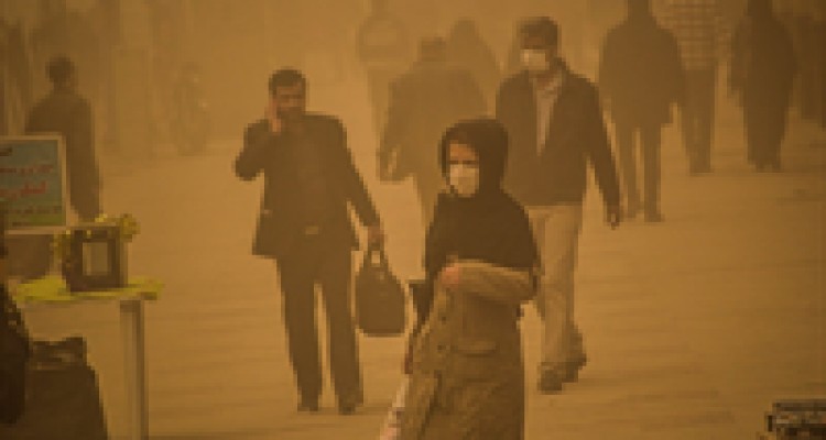 هوای کرمانشاه در وضعیت هشدار قرار گرفت