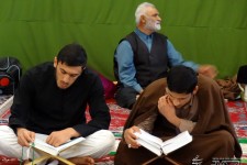 مراسم معنوی اعتکاف در مساجد شهرستان صحنه برگزار شد