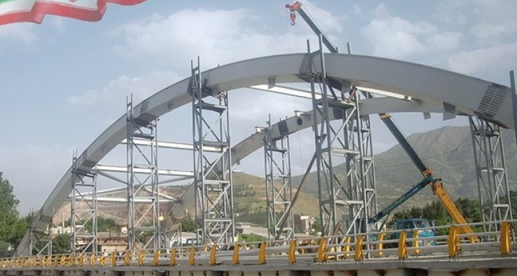 پل قوسی کرمانشاه به بهره برداری رسید