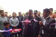 مسجد قمر بنی هاشم روستای علی آباد بخش دینور افتتاح شد