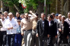 راهپیمایی حمایت از مردم مظلوم یمن در شهر صحنه برگزار شد + تصویر