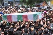 پیکر مطهر یک شهید گمنام در کرمانشاه تشییع شد