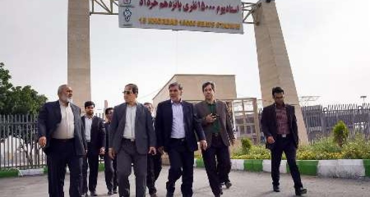 بازدید استاندار کرمانشاه از پروژه های ورزشی