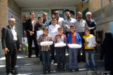 مراسم تجلیل از شناگران برتر صحنه ای در مدرسه غیر انتفاعی اندیشه برگزار شد