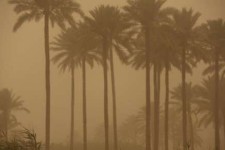 آسمان قصرشیرین برای دومین روز متوالی غبارآلود شد