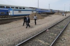 حدود ۹۰ کیلومتر از پروژه راه آهن ملایر-کرمانشاه ریل گذاری شده است 