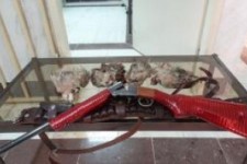 دستگیری چهار شکارچی غیر مجاز و کشف و ضبط دو قبضه اسلحه پران در روانسر 