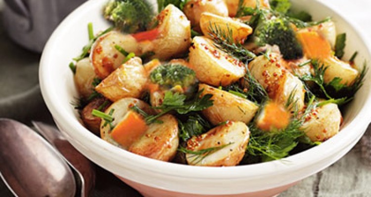  طرز تهیه سالاد سیب زمینی رژیمی 