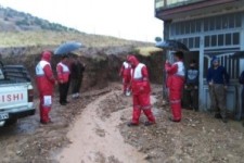 	امداد رسانی به ۵۷۷ سیل‌زده در استان کرمانشاه 