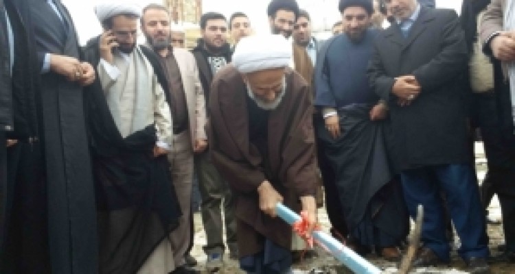 	کلنگ احداث حسینیه روستای باوله سنقروکلیایی بر زمین زده شد+تصاویر 