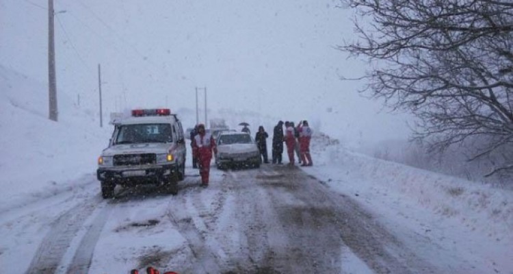 	لباس سفید برف بر تن شهرستان پاوه 