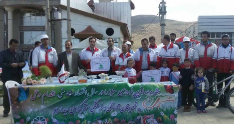 	بازدید مدیر عامل جمعیت هلال احمر استان کرمانشاه از شانزدهمین طرح ایمنی مسافران نوروزی در سنقروکلیایی 