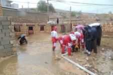 	آماده باش هلال احمر کرمانشاه برای مقابله با وقوع سیل احتمالی 