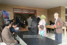 	حضور مردم سنقر و کلیایی پای صندوق های رای 