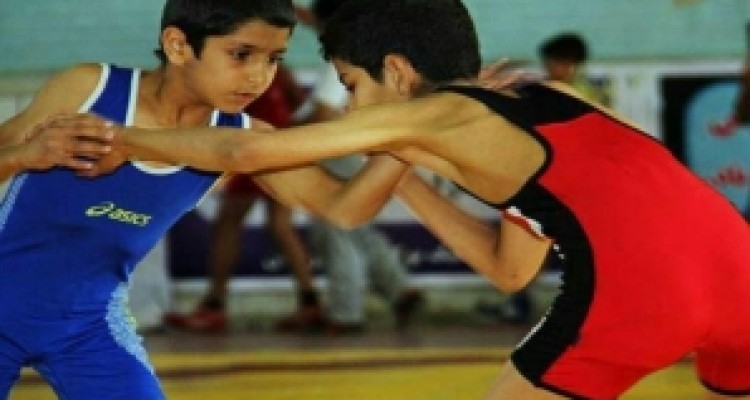 	درخشش کشتی گیران خردسال سنقری در مسابقات استانی 
