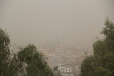 ادامه روند افزايش گرد و غبار در شهرستان سرپل ذهاب 