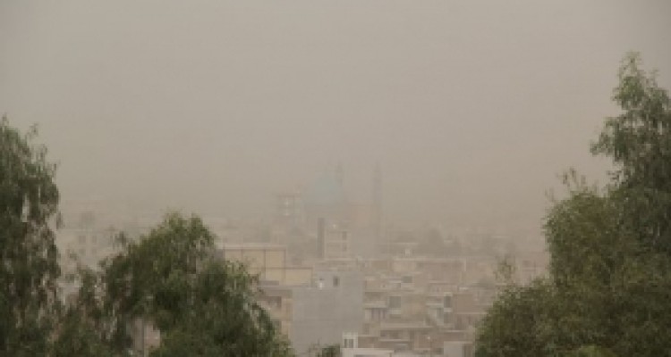 ادامه روند افزايش گرد و غبار در شهرستان سرپل ذهاب 