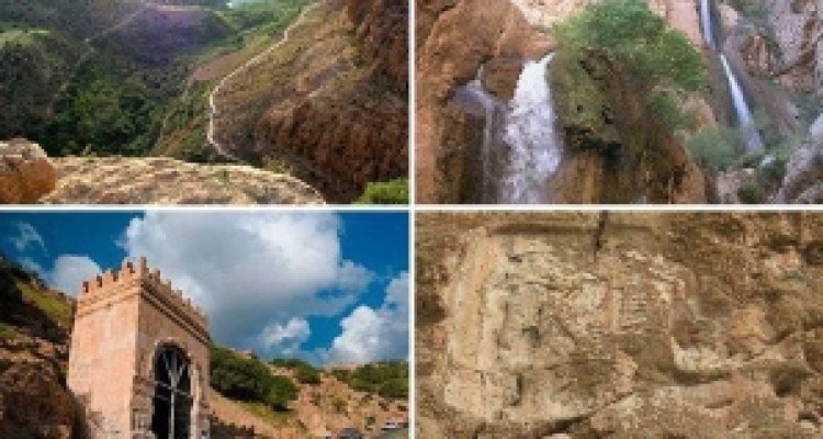 	«دالاهو» بهشت تاریخ و طبیعت؛از زیبایی «ریجاب» تاشگفتی قلعه یزدگرد 