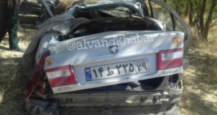  حادثه رانندگی در قصرشیرین 3 کشته و زخمی برجای گذاشت +تصویر 