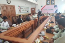 مراسم تودیع و معارفه فرمانده نیروی انتظامی ثلاث باباجانی برگزار شد