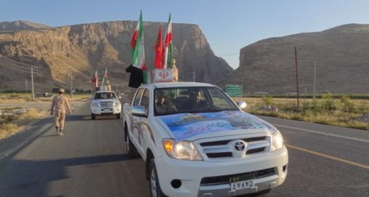  مراسم استقبال از دوشهید گمنام بخش دینور