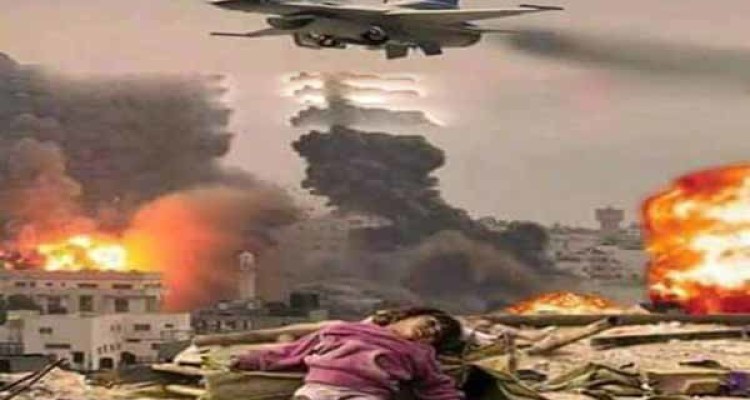 حملات ائتلاف متجاوز به دفتر رادیو و چاه های آب شهر الحدیده یمن
