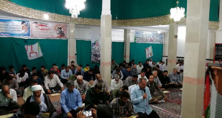 یادواره شهدای عملیات مرصاد در مسجد امیر المومنین(ع) شهر صحنه برگزار شد