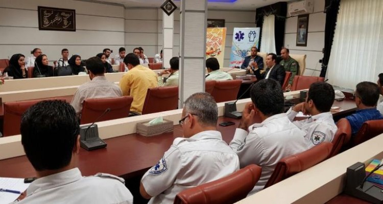  کارگاه یکروزه اورژانس هوایی در شهرستان صحنه برگزار شد