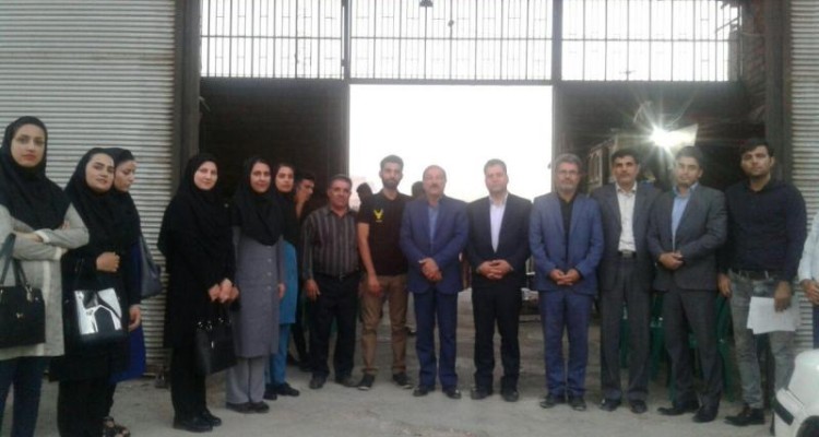 جمعی از مسئولین شهرستان صحنه از واحدهای فناور کانون شکوفایی و خلاقیت صحنه بازدید انجام دادند