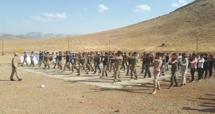 رزمایش اقتدارعاشورایی توسط سپاه ناحیه شهرستان صحنه برگزار شد