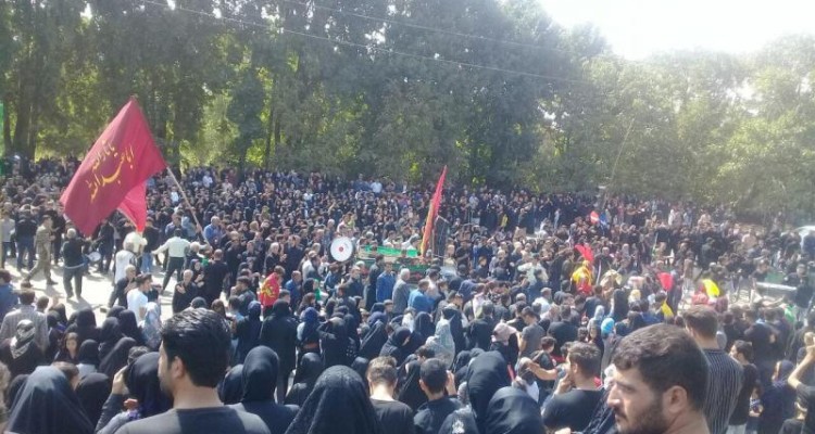 مراسم عاشورای حسینی در صحنه برگزار شد