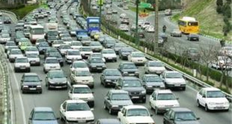 تردد ۱۹۷۰ وسیله نقلیه در جاده های کرمانشاه 